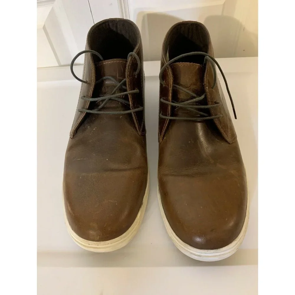 Michael Shannon Men’s Sz 10 Radcliffe Chukka Boots Brown‎